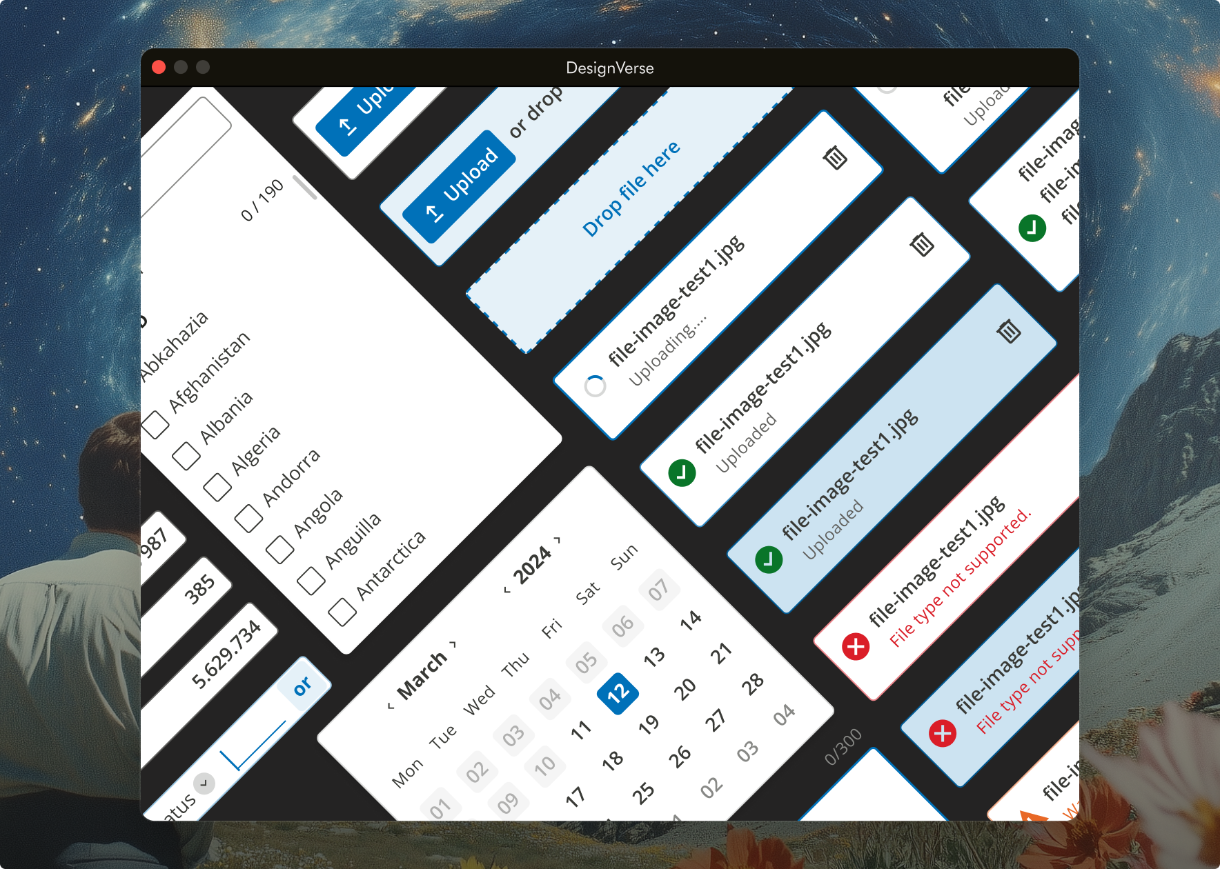 DesignVerse File Management Interface